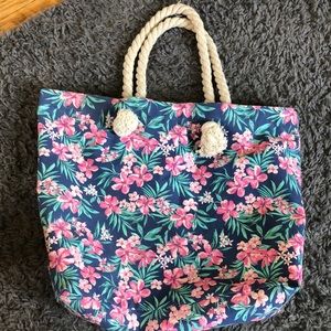 Floral Print Beachbag